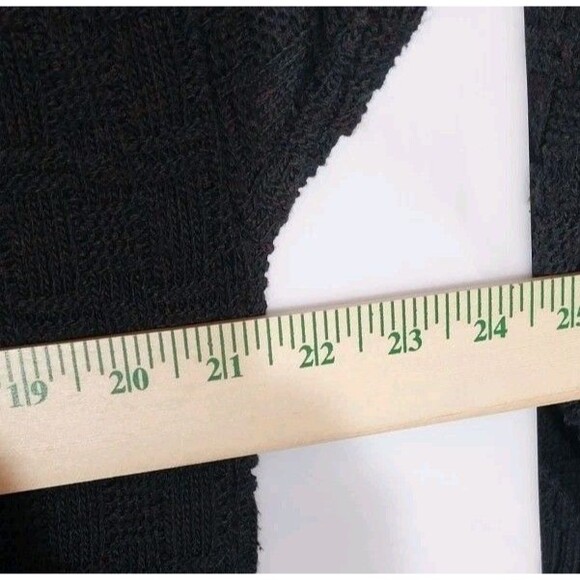 Vtg Bill Blass Mens Chunky Sweater M Hand Framed Heathered Eclectic Grandpacore - Picture 4 of 7